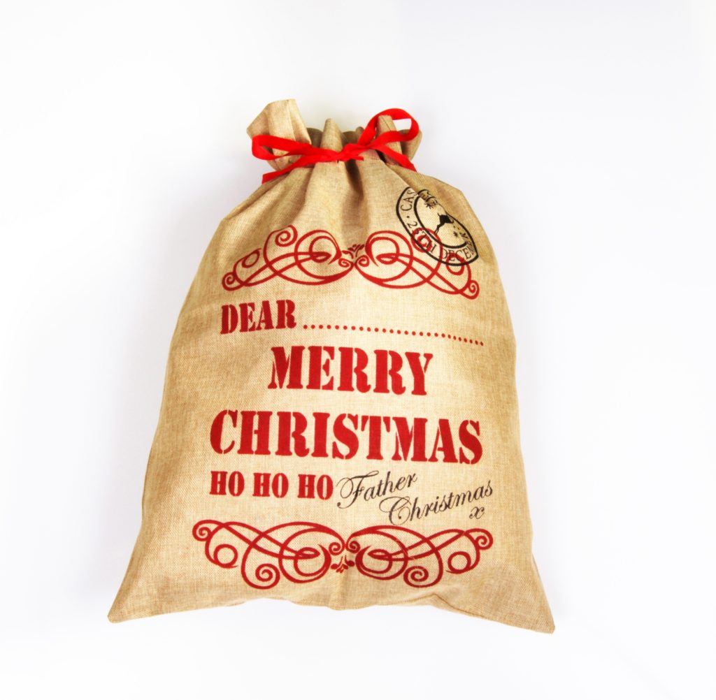 Hessian Christmas Sack Save the Children Shop