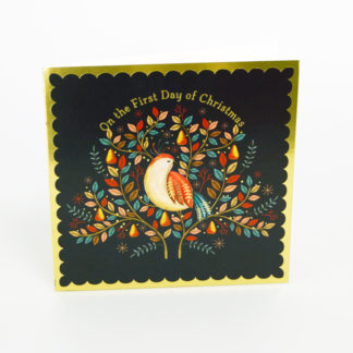 Navy Partridge Christmas Cards