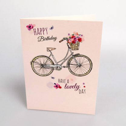 Vintage Bike Greeting Card