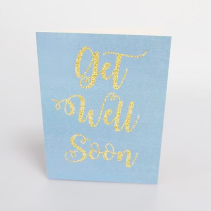 Get well soon greeting card