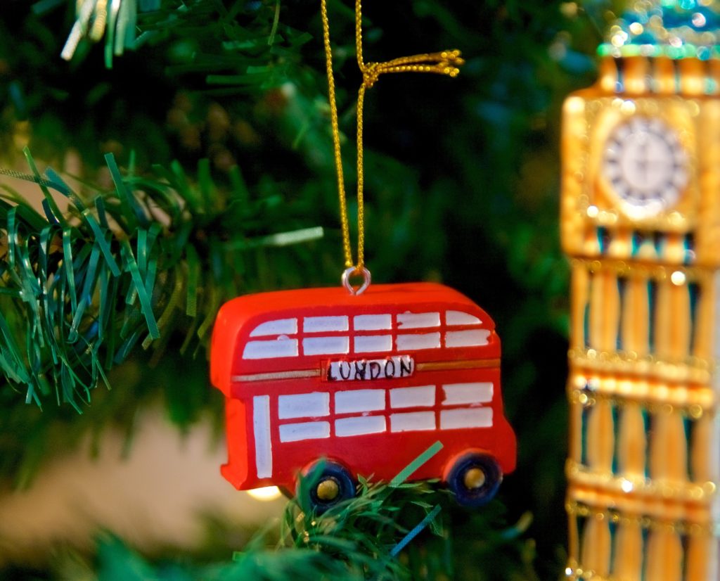 Mini London Bus Decoration 