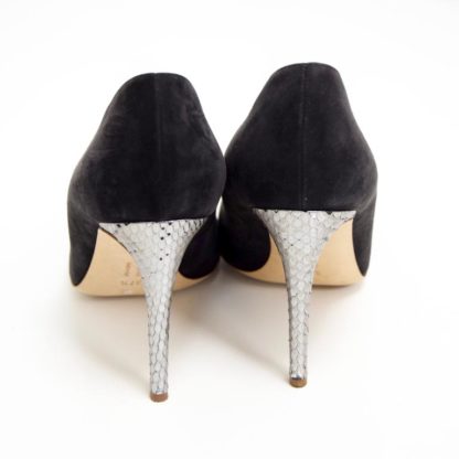 VIN072---Black-Shoes-with-Silver-Heel-(HEEL)