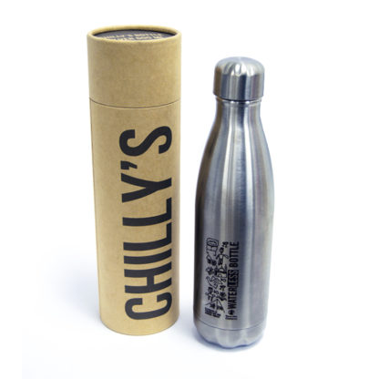 Silver Chilli Bottle with Packaging