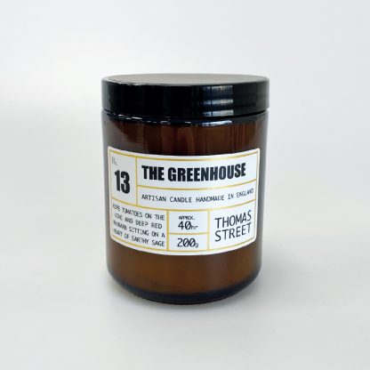 The Greenhouse Glass Candle (With lid)