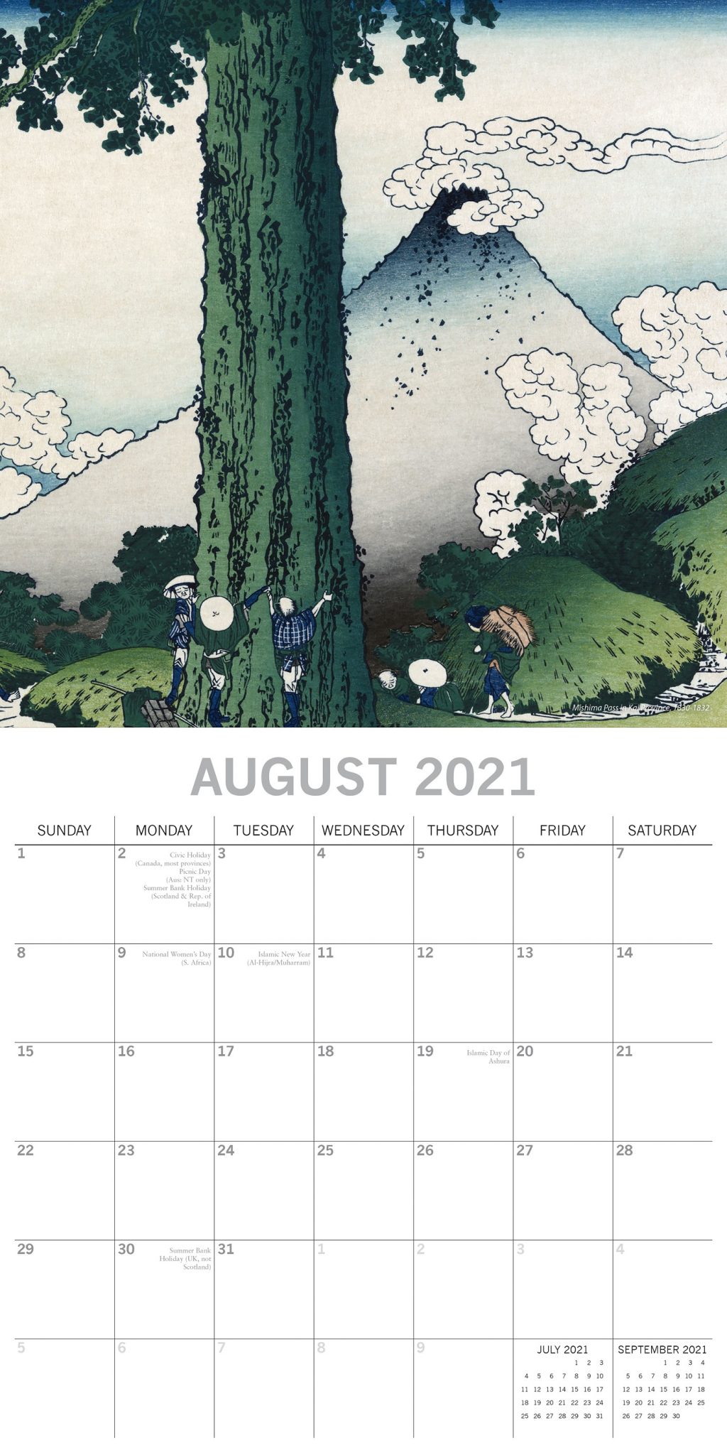 2021 Hokusai Calendar Save the Children Shop