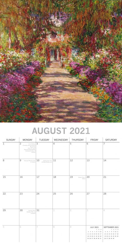 2021 Monet Calendar