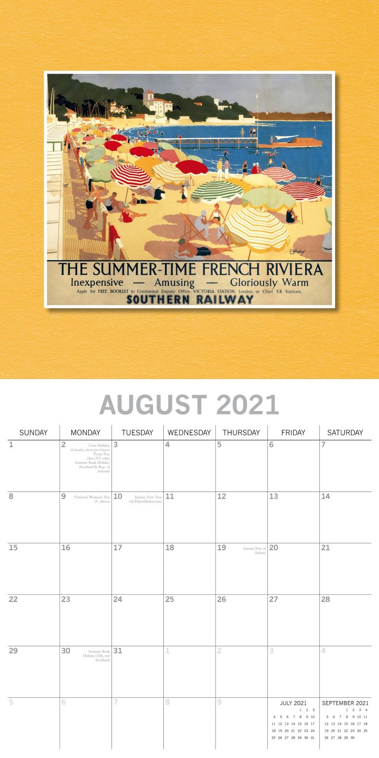 2021 Vintage Travel Calendar Save the Children Shop