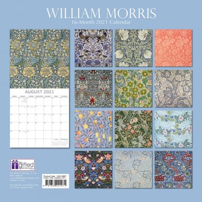 2021 William Morris calendar