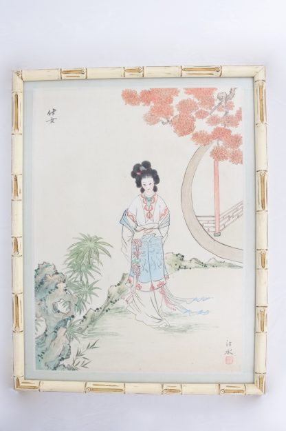 Bamboo framed print
