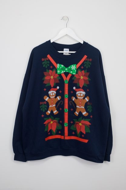 Gingerbread Cardigan Christmas Sweater