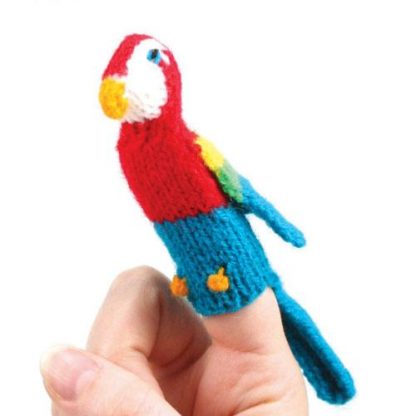 Parrot finger puppet