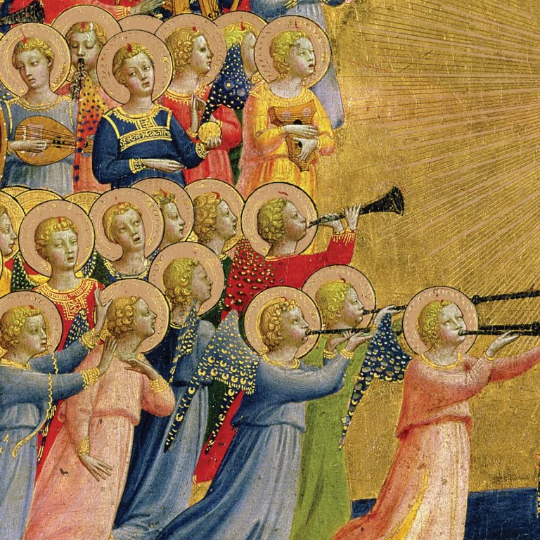 Angel Christmas Cards 2022 Angel over Bethlehem (OLD) Save the Children Shop