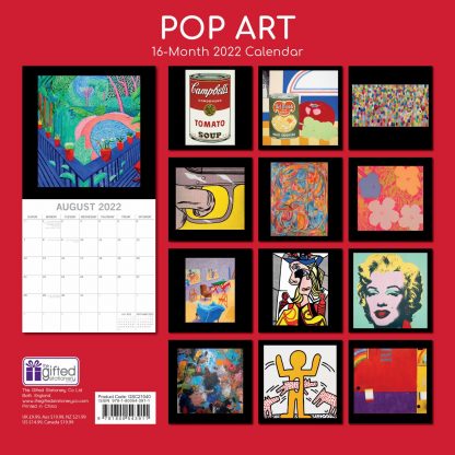 Art_Pop Art Calendar 2022_back Resize
