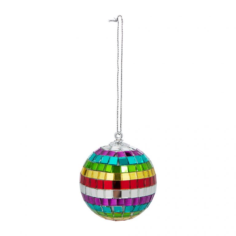Rainbow Disco Ball Tree Decoration Save the Children Shop Tree