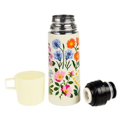 Wild Flowers Flask and Cup