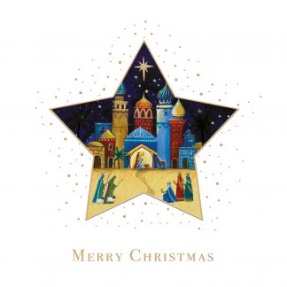 Star over Bethlehem Christmas Card