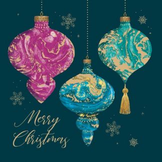 Festive Decorations Christmas Card