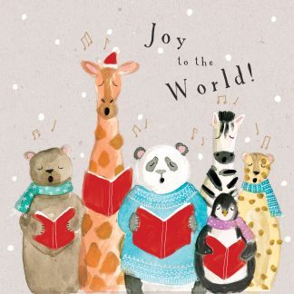 Animal Choir Christmas Card