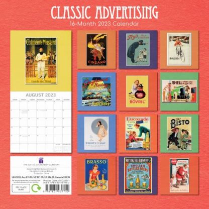 Arts_Classic Advertising Calendar 2023_Back Resize