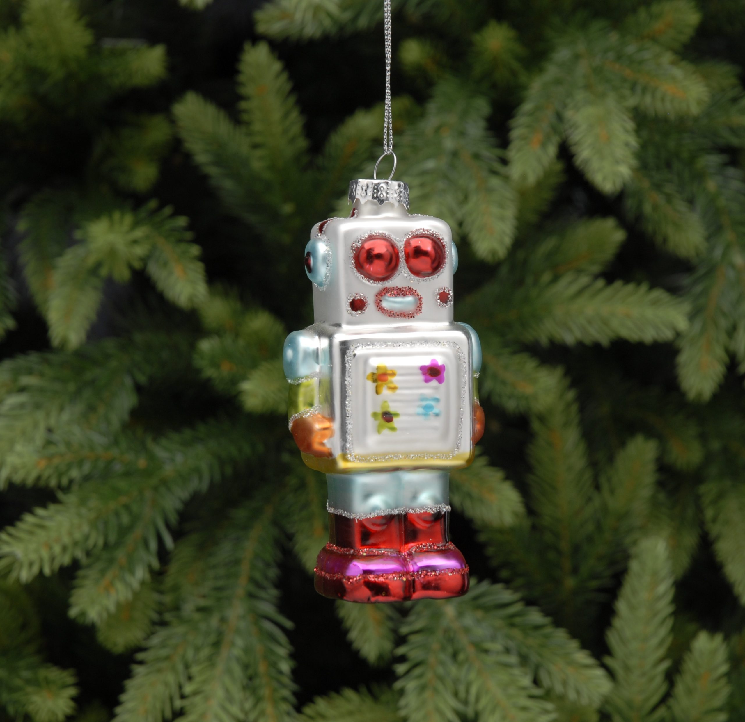 Robot Christmas Tree Decoration