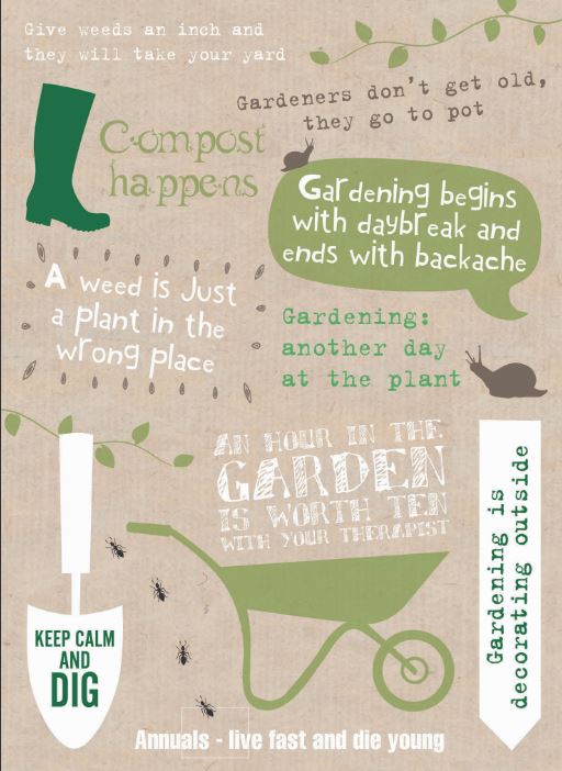 Gardening Greeting Card