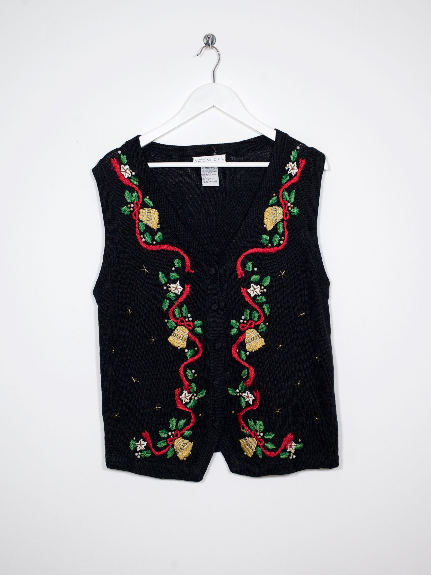 Bells and Holly Christmas Waistcoat