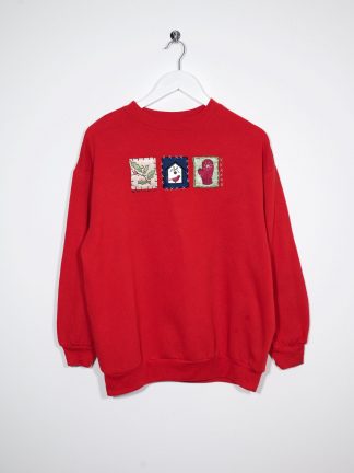 Winter Patch Christmas Jumper