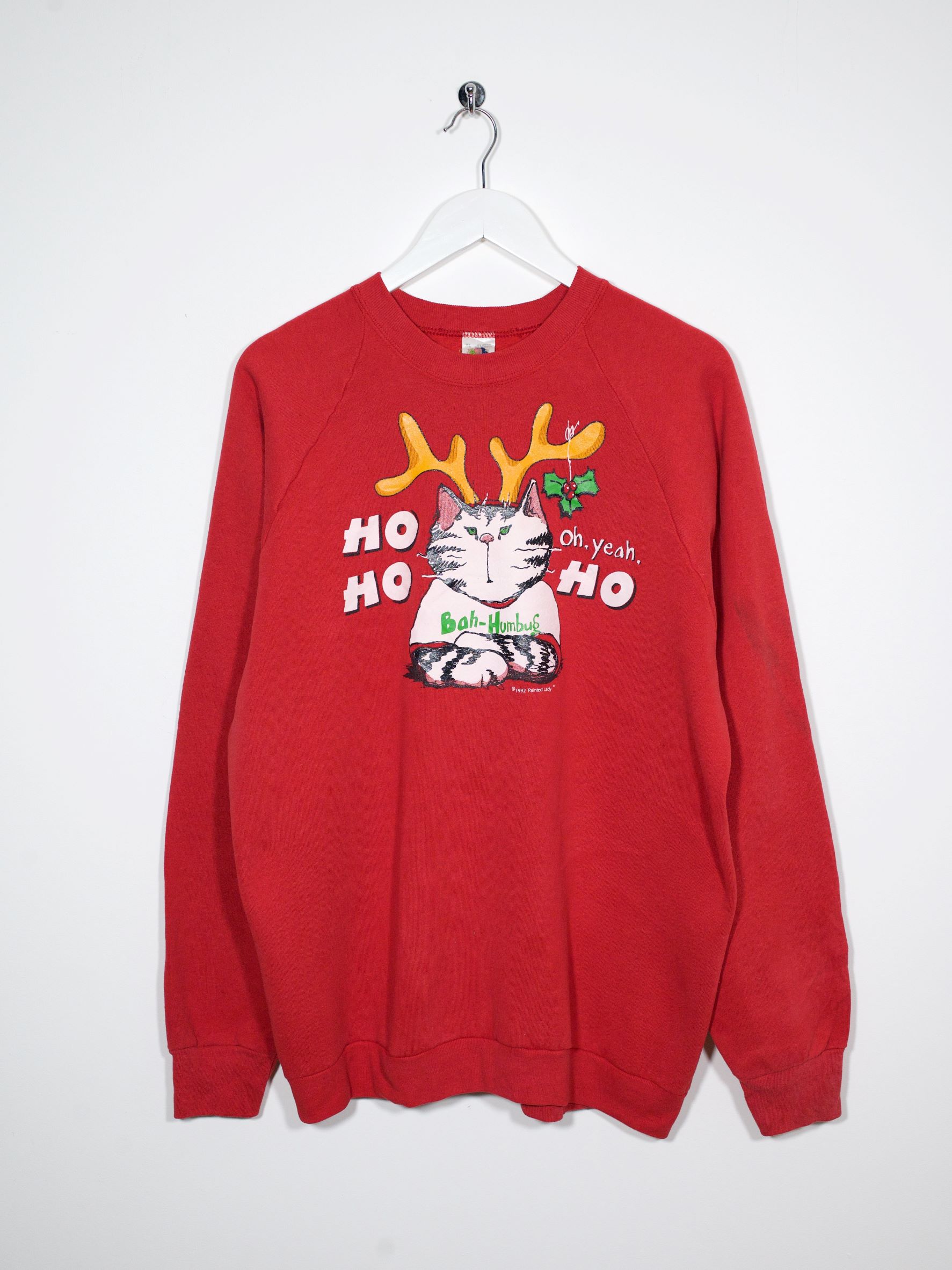 Ho Ho Ho Reindeer Cat Christmas Jumper