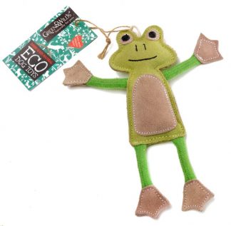 Wild and Green Frog Pet Toy