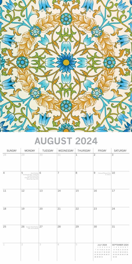 2024 William Morris Calendar Save the Children Shop