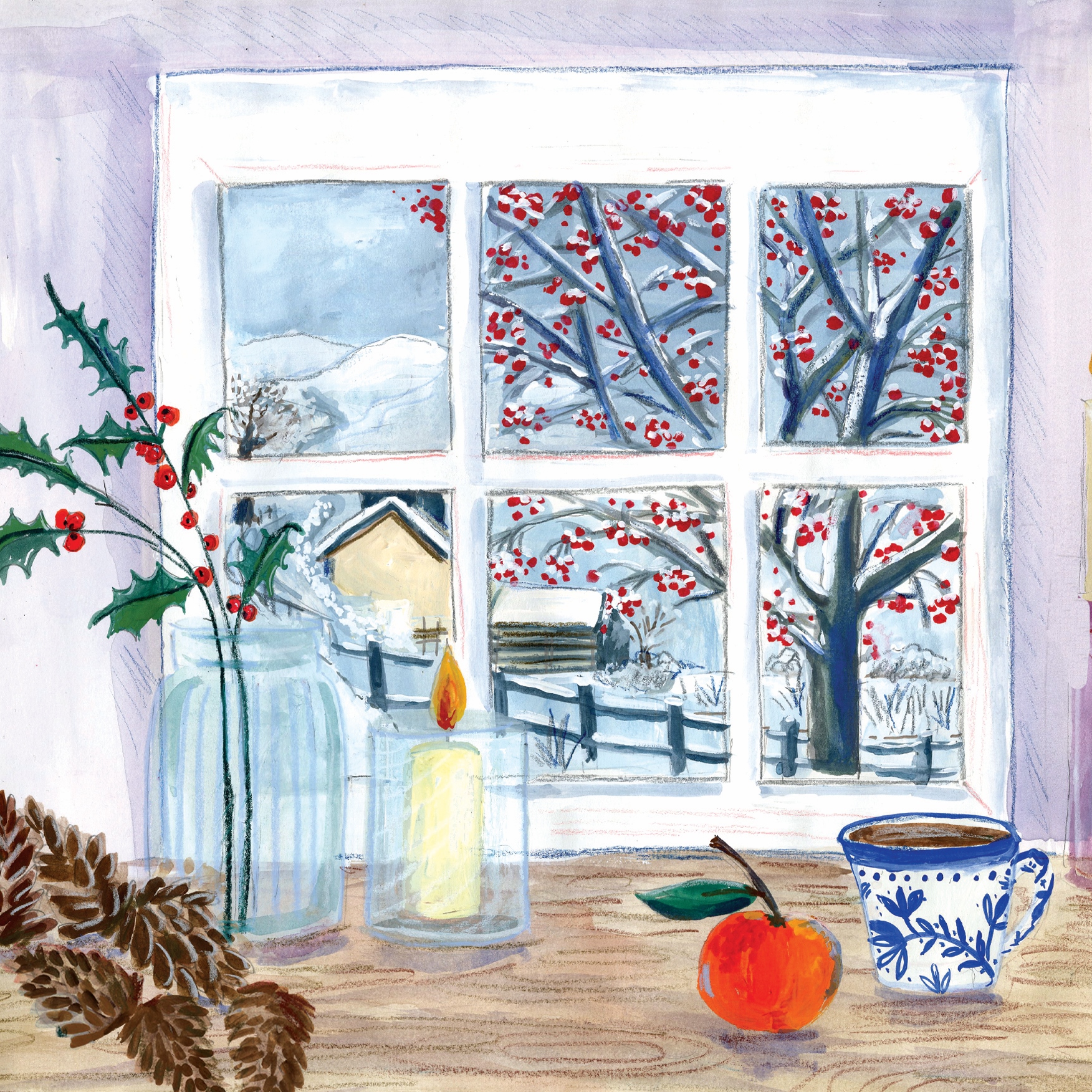 Through the Window Charity Christmas Card