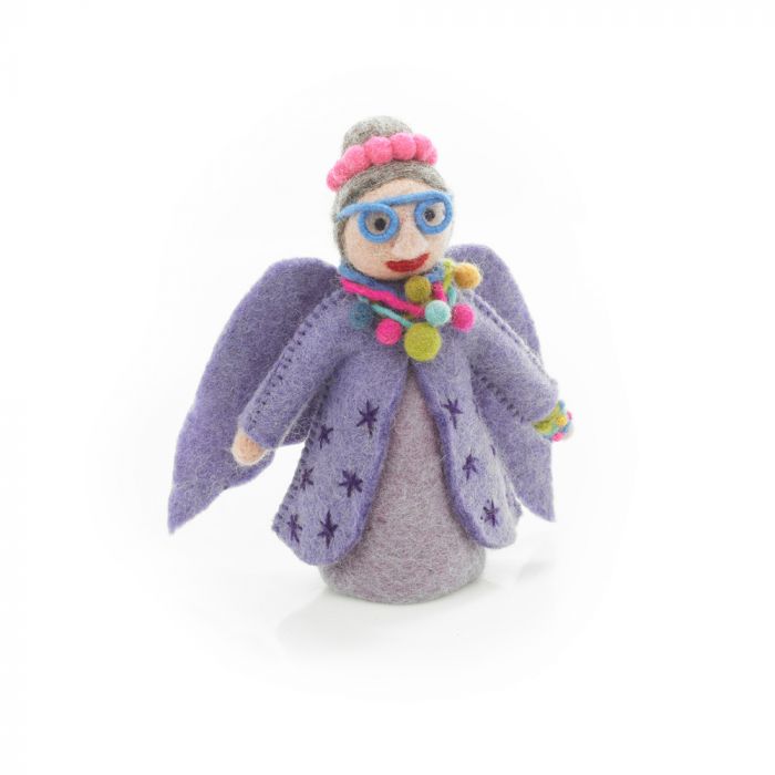 Purple Fairy Godmother tree Topper