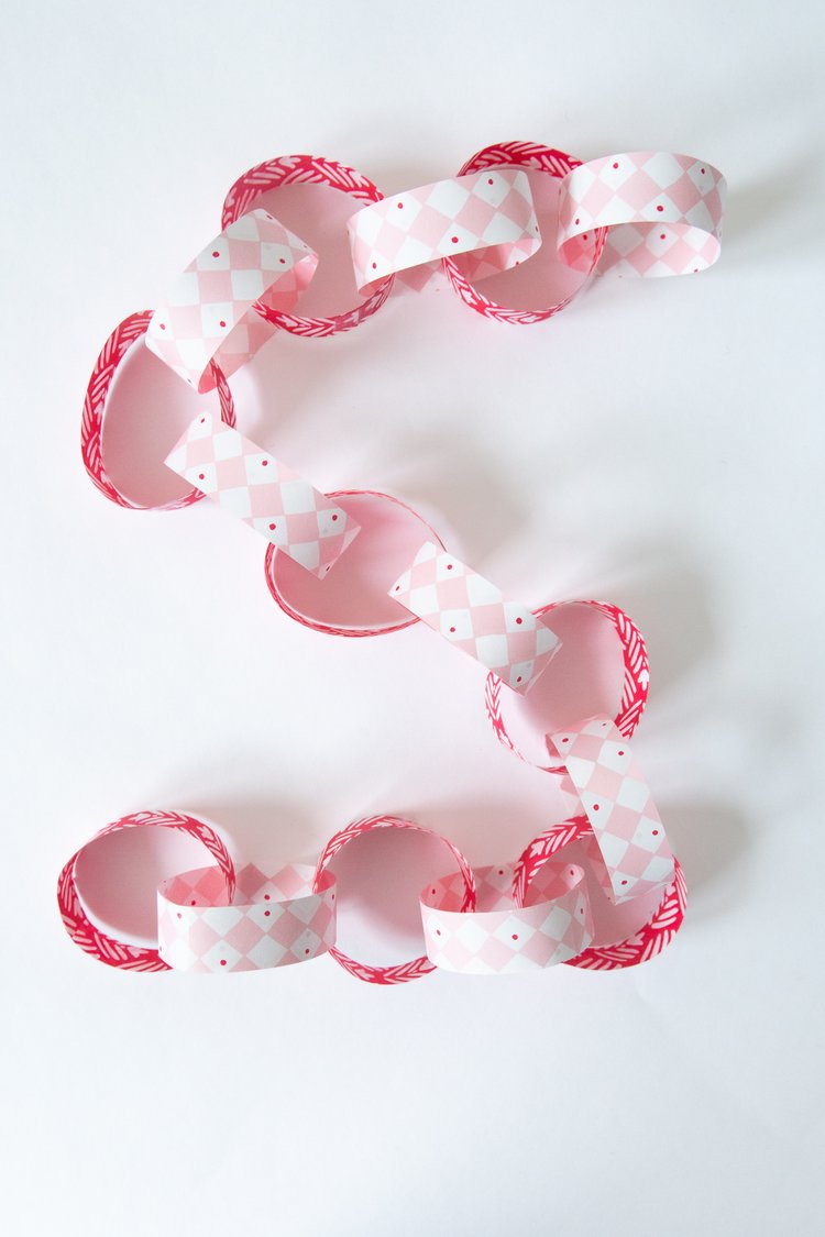 Pink Paper Chain