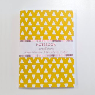 Yellow A6 Plain Notebook