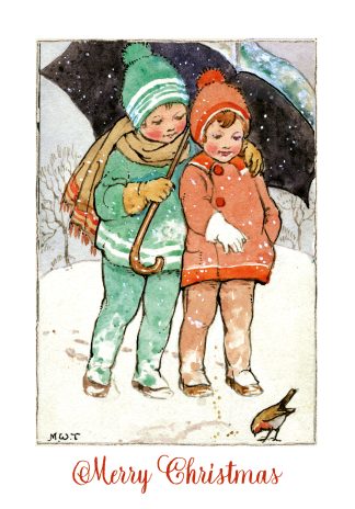 Vintage Kids Christmas Cards