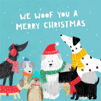 Woof Christmas Cards