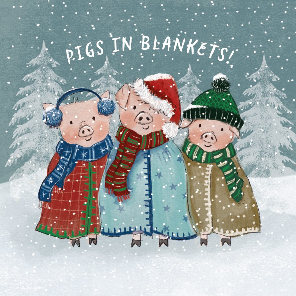 Pigs In Blankets Christmas Cards | Save the Children Shop