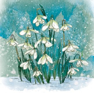 Snowdrops Christmas Card