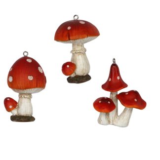 Toadstool Christmas Decoration