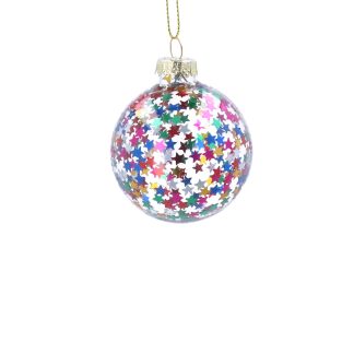 Star confetti Bauble