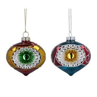 Vintage Dimpled Tree Decorations