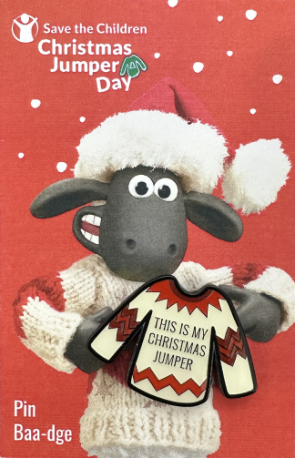 Save the Children Christmas Jumper Day Pin