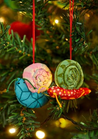 Recycled Snail Tree Decoration