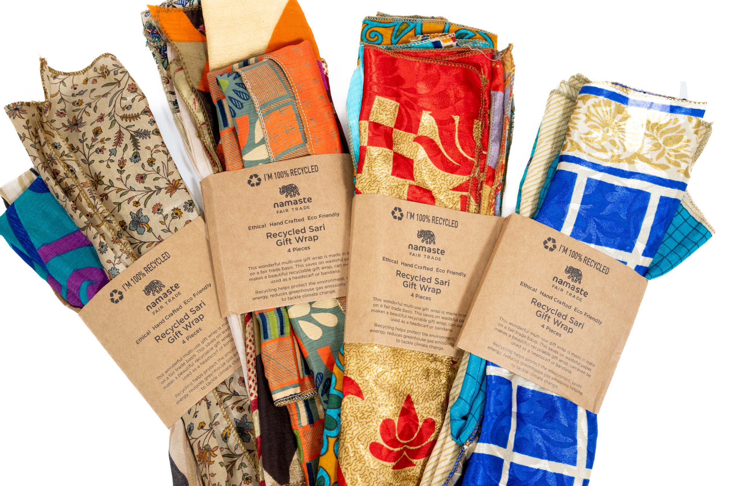 Recycled Sari Gift Wrap