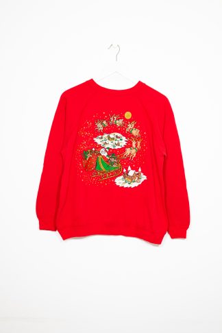 Santa with Reindeers Sweatshirt