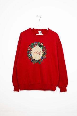 Noel Wreath Christmas Sweatshirt