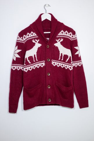Festive Reindeer Christmas Cardigan