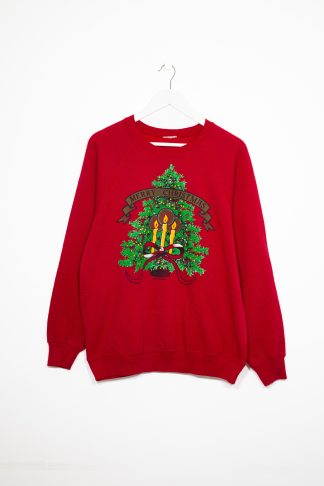Candlelit Tree Christmas Sweatshirt