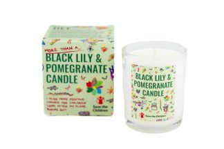 Black Lily and Pomegranate Candle