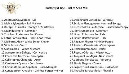 TKSB Seed Mix TKSB Seed Mix